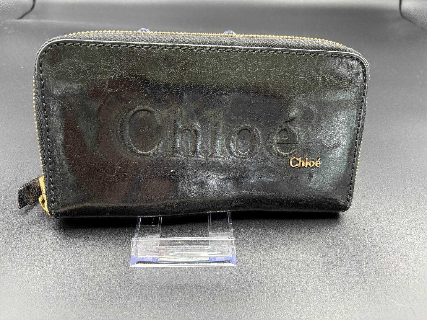 Chloe Black Zippy Wallet