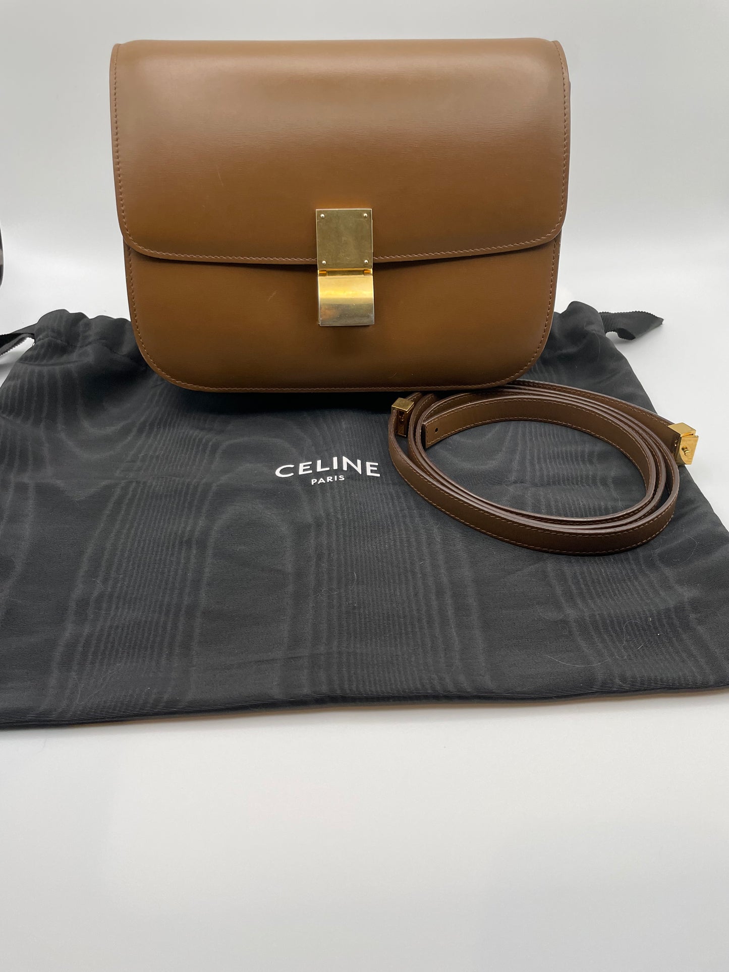 Celine Medium Classic Box Shoulder Bag
