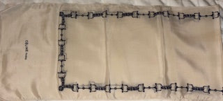 Celine Scarf Horsebit border- 40x11