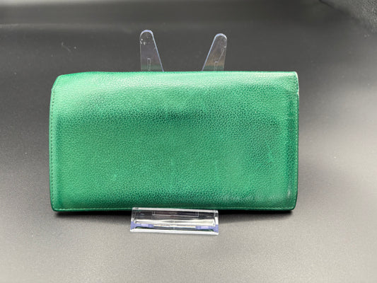 Hermes Green Long Wallet- Vintage