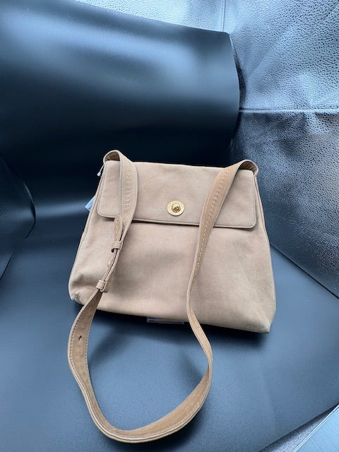 Celine Suede Shoulder Bag