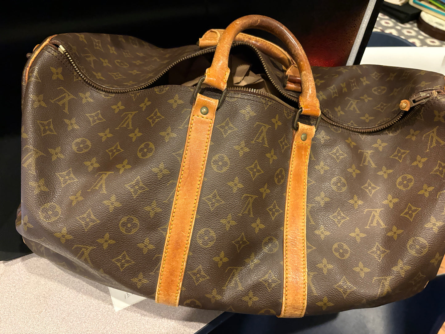 Louis Vuitton Monogram Keepall 55
