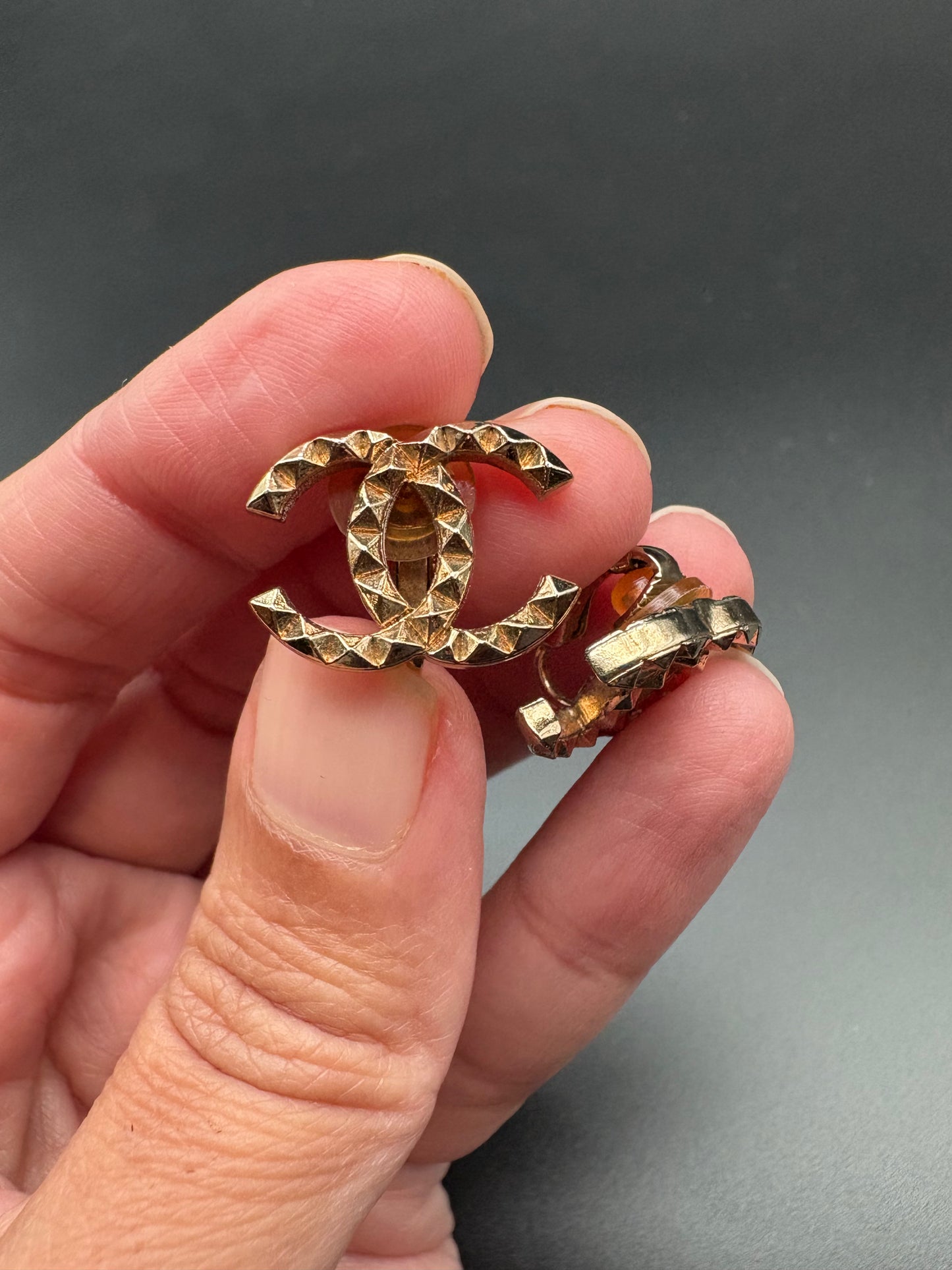 Spike CC Earrings