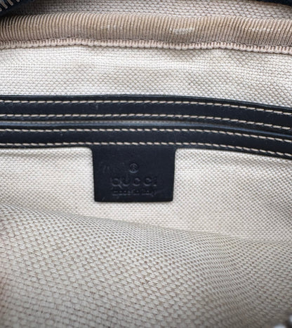 GG Blue Monogram Canvas Messenger Bag