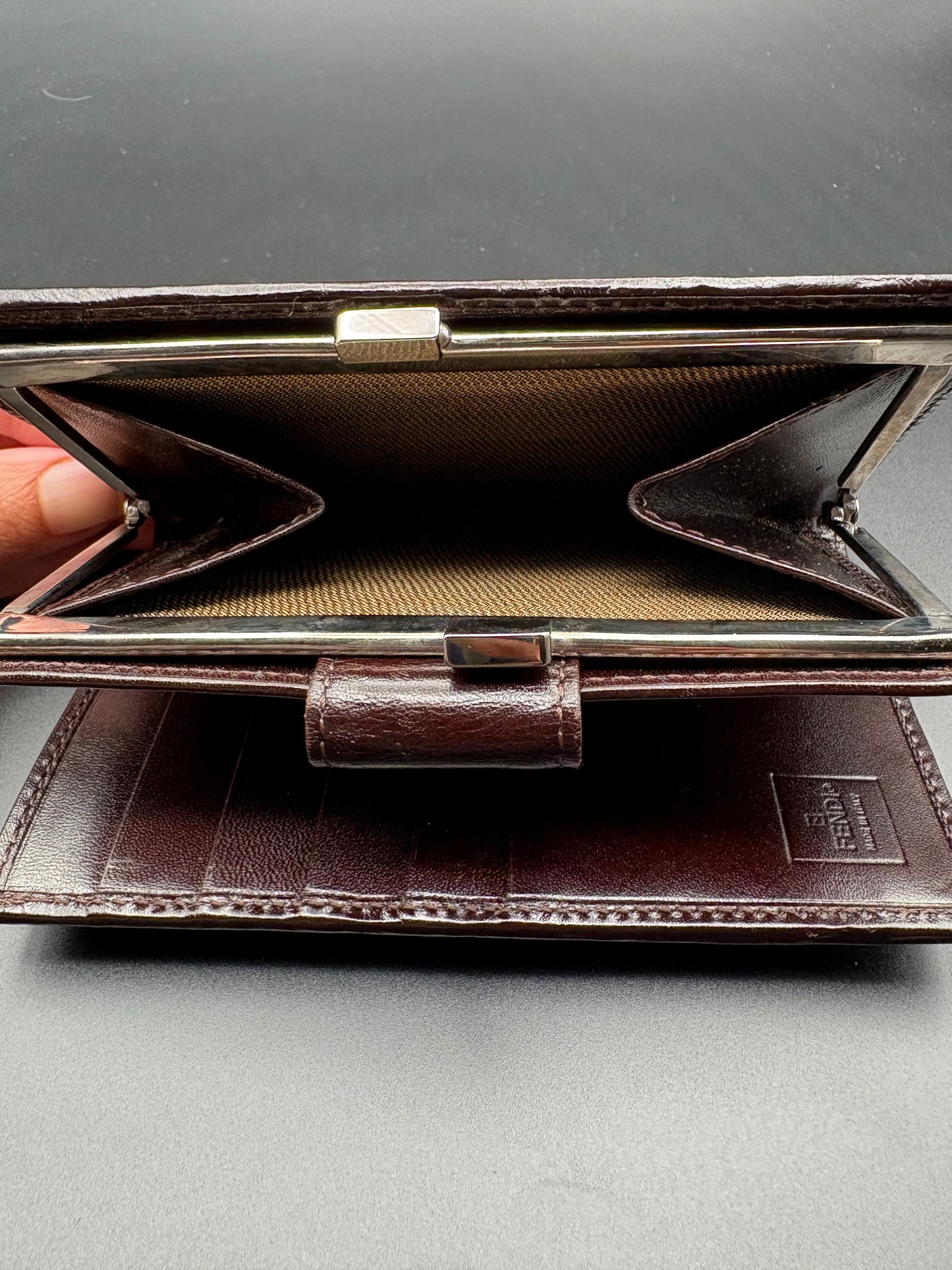 Brown Zuca Compact Wallet