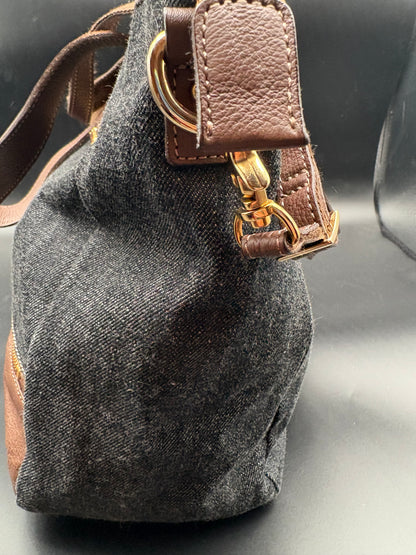 Burberry Black Denim Two way tote (Blue Label)