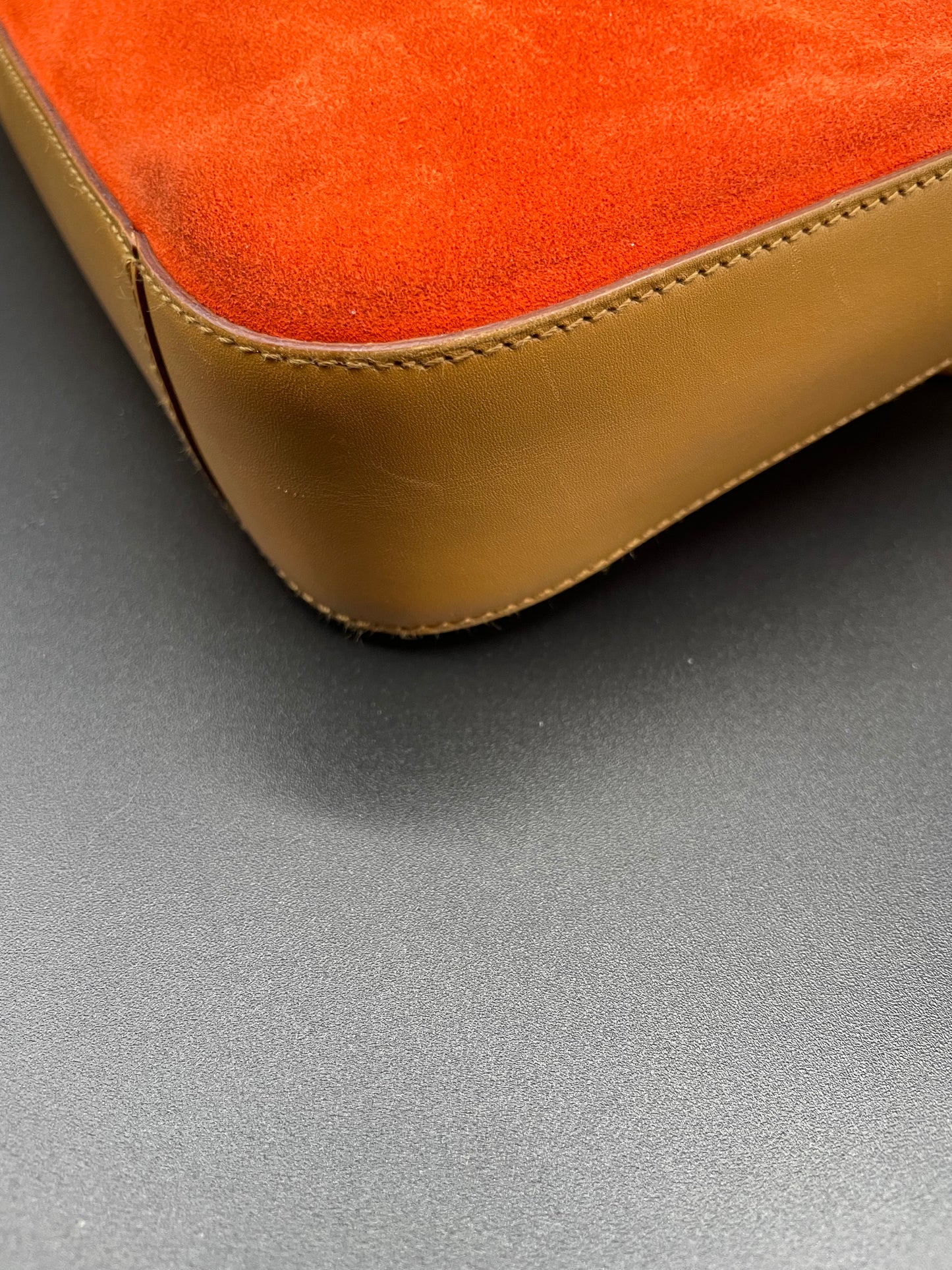 Leather Suede Shoulder Bag