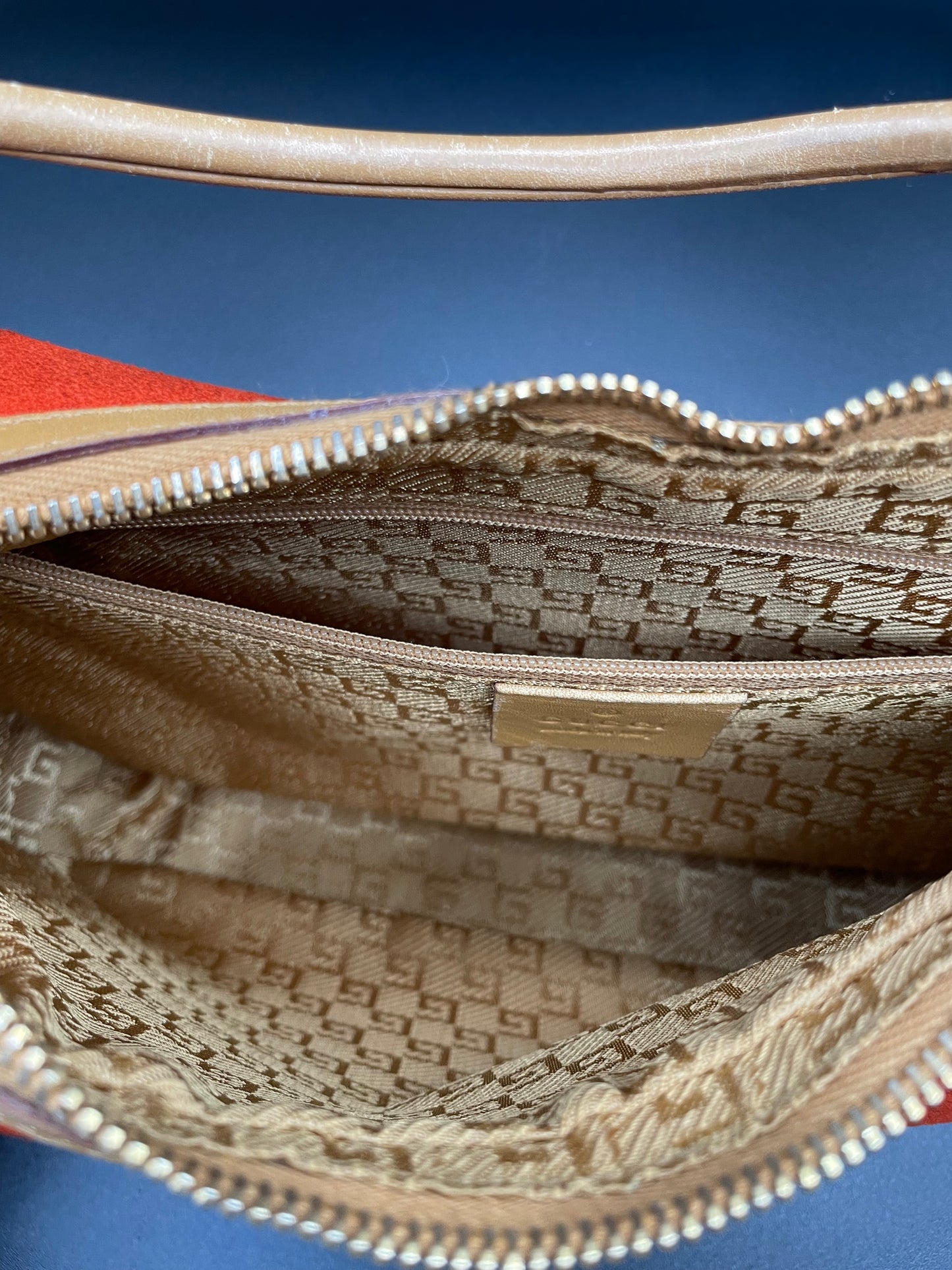 Leather Suede Shoulder Bag