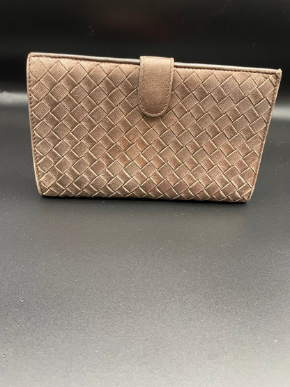 Long Wallet Bifold Intrecciato