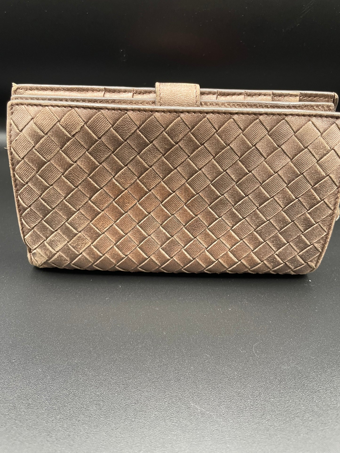 Long Wallet Bifold Intrecciato