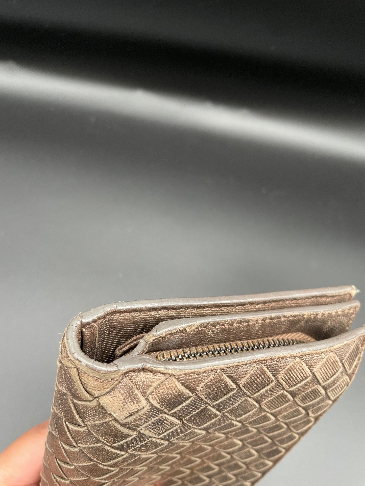 Long Wallet Bifold Intrecciato