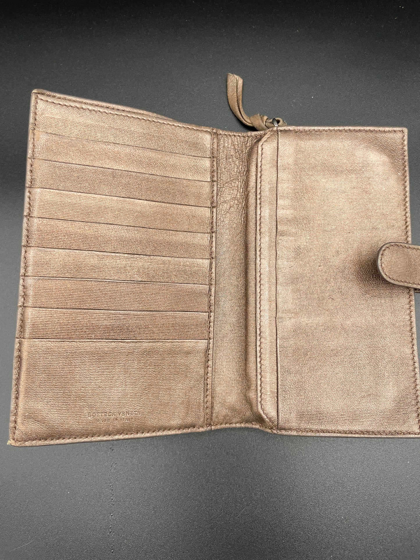 Long Wallet Bifold Intrecciato