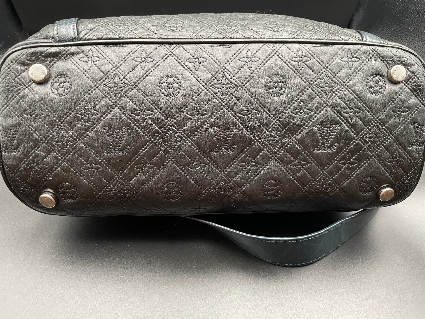 LV Monogram Lambskin Antheia Hobo MM