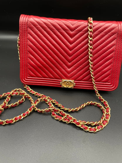 Lambskin Chevron WOC