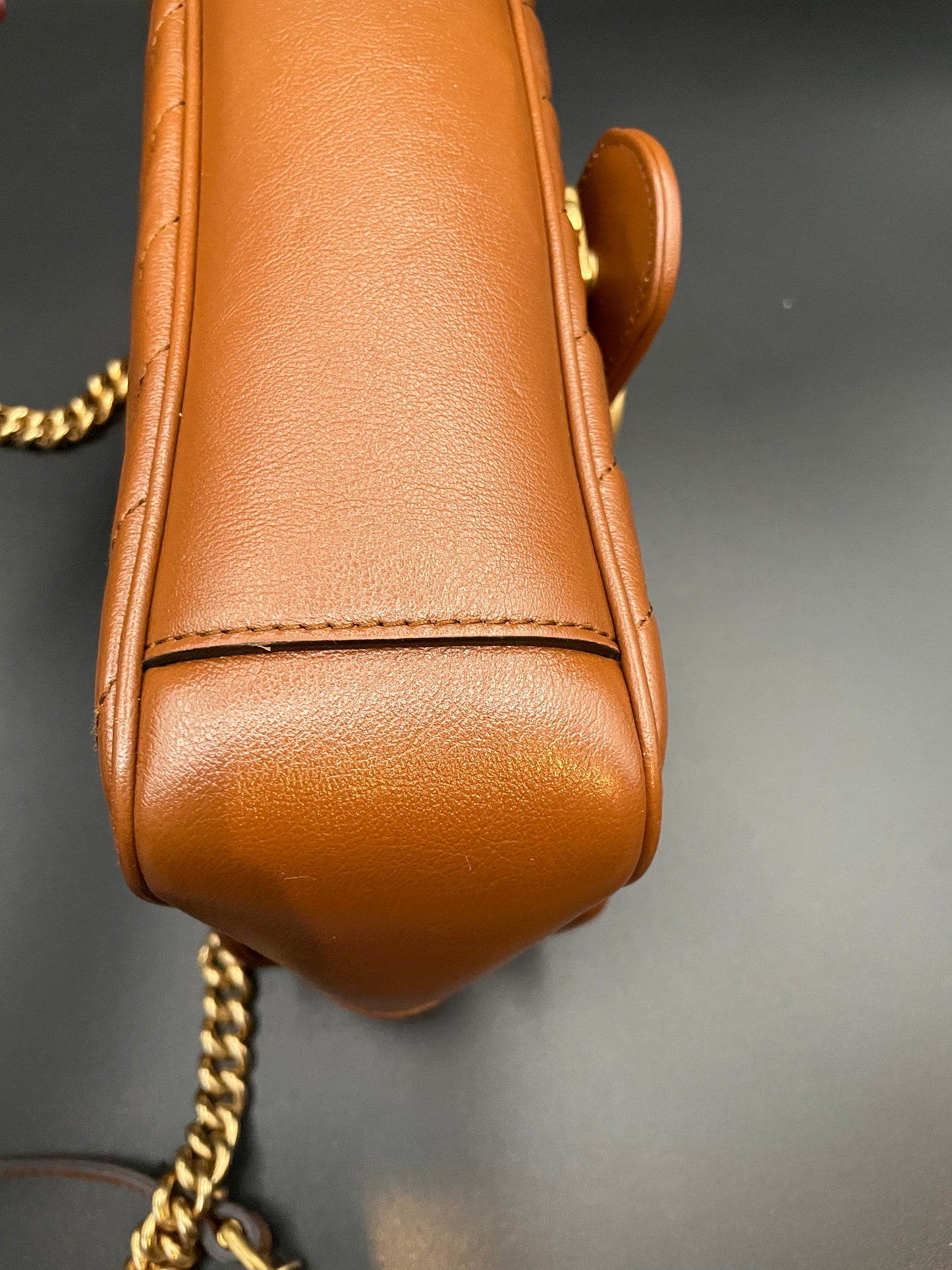 Gucci GG Marmont Flap Leather Handbag