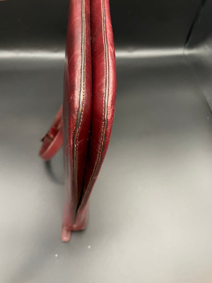 Prada Vintage Maroon Shoulder Bag