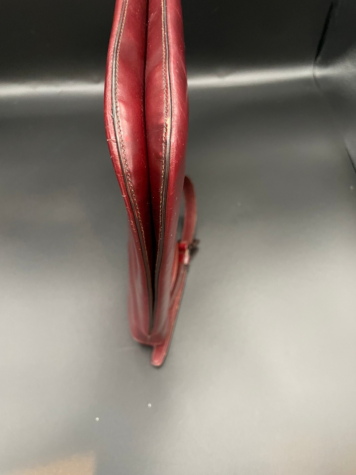 Prada Vintage Maroon Shoulder Bag