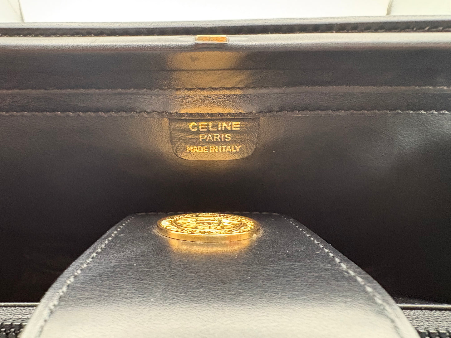 Celine Medallion Clutch