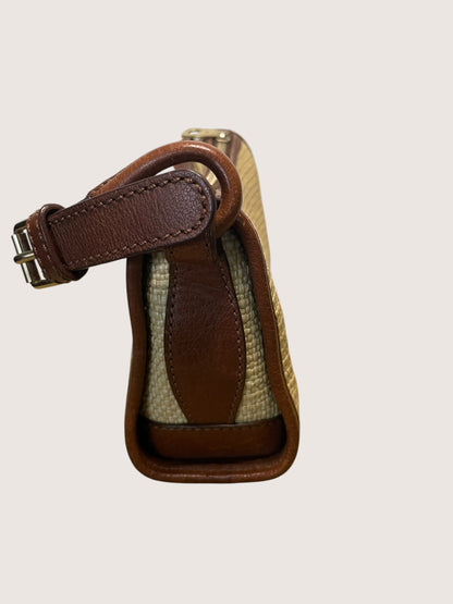Celine Straw Shoulder Bag