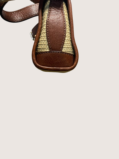 Celine Straw Shoulder Bag