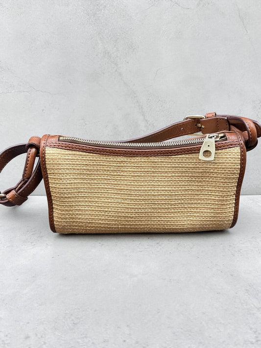 Celine Straw Shoulder Bag