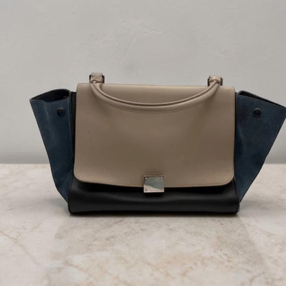 Celine Trapeze Leather/Suede Bag