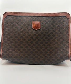 Celine Brown Macadam Pouch